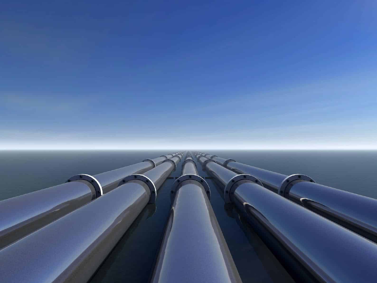 Pipelines in Wüste